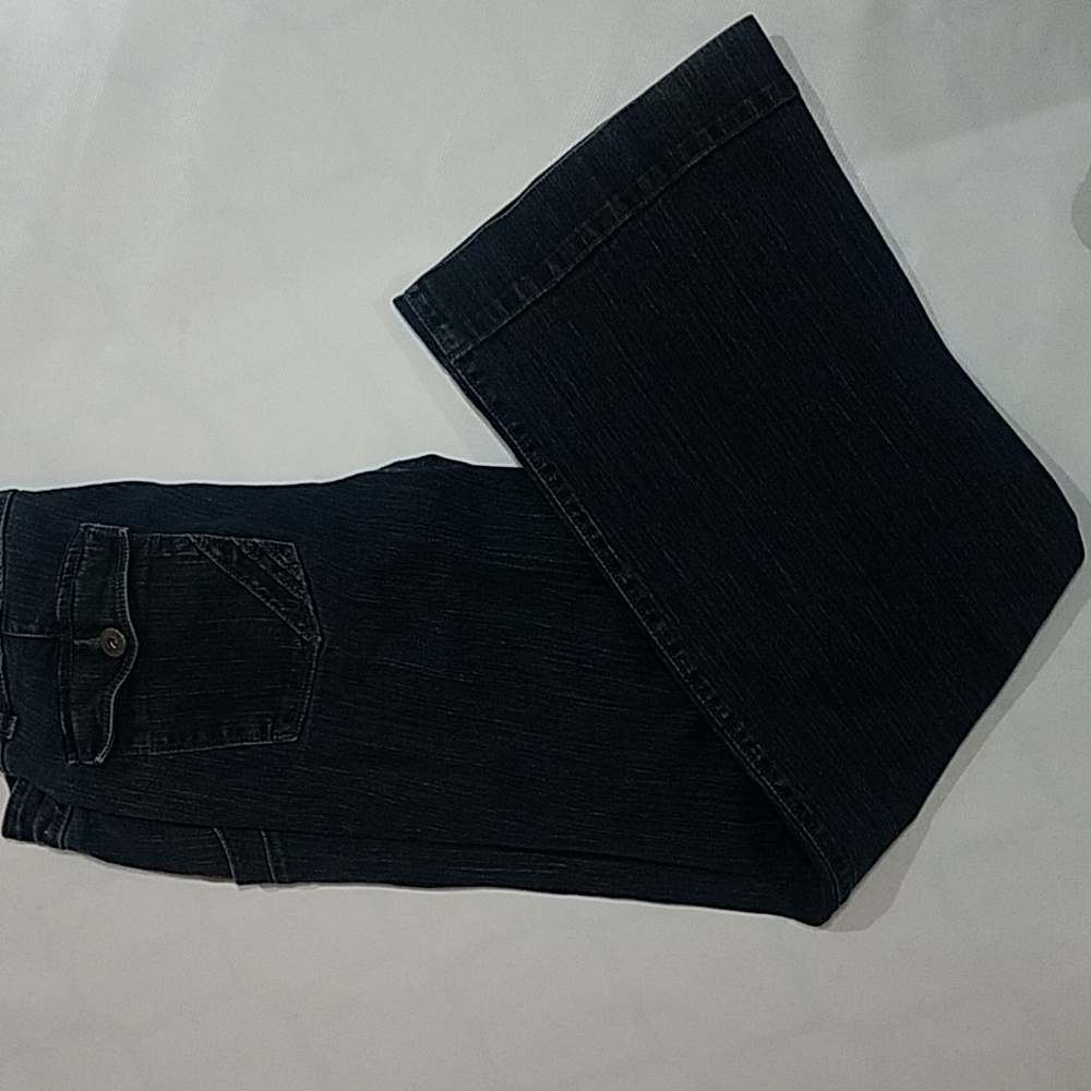 Elle wide leg denim jeans
